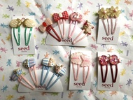 2套或以上包郵 超精緻 高檔感 澳洲🦘品牌Seed Heritage Hair Clip 髮夾 頭夾 草莓士多啤梨🍓蝴蝶結🎀兔仔🐰獨角獸🦄Daisy菊花🌼cupcake蛋糕🧁蝴蝶🦋紅蘋果🍎媲美  ac