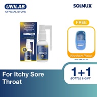 Unilab Solmux Throat Spray 30 ML - For Targeted Relief of Itchy & Sore Throat