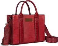 Wrangler Medium Tote Bag For Women Designer Satchel Handbags Top-Handle Purses With Strap