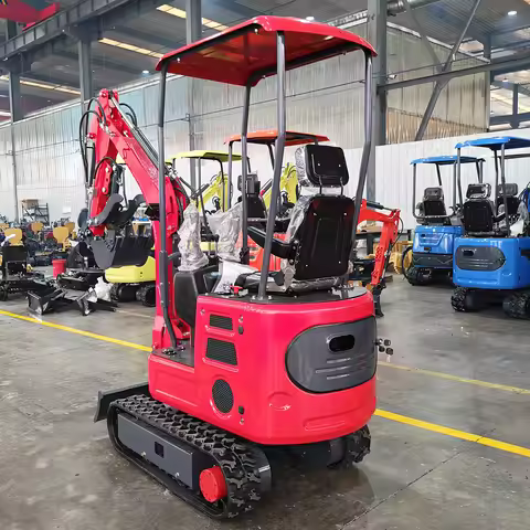 1 Ton Mini Excavator / Micro Digger, 1000kg Rupsgraver Mini-pelle, CE Compact Excavator, Global Read