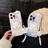 Pink Cinnamoroll Huawei P20pro P30LITE P30pro P50pro P50 P60pro P60 P40pro P40 P30 Cartoon Cute Pink Cinnamoroll Phone Case Phone Cover Soft Silicone Casing with accessory