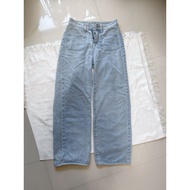 Faded Straight-Leg Jeans