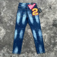 PTTC DSQ2 & DSQUARED2 Two Power Print Jeans Men's Clothing