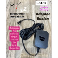 I-Baby AC-DC Baby Cradle Adapter  Adaptor Buaian  Baby buaian   Electronic baby cradle adaptor  plug buaian