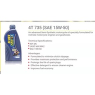 HIREV 735 4T OIL Semi Synthetic 15W-50 Motorcycle Engine Oil DOTOMOMO