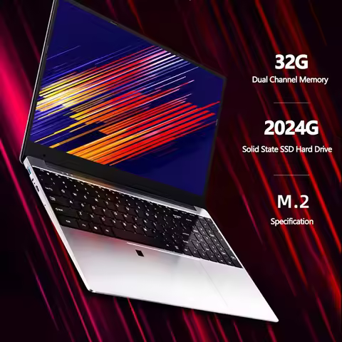 Notebook 15.6 Inch AMD R3 2200U 32GB RAM 2TB SSD DDR4 Windows 11 Blacklit Keypad Fingerprint Unlock 