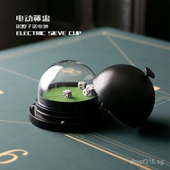 Dice Set with Lid for Drinking, Dice Cup with Full Cover, Large Electric Creative Dice Cup, Automati