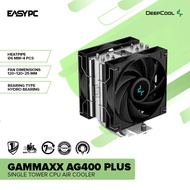 EasyPC | Deepcool Gammaxx AG400 PLUS and AG400 ARGB Digital Plus cpu air cooler| Single Tower| Black