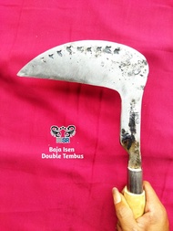 Arit rumput kecil baja isen double tembus cap HISR