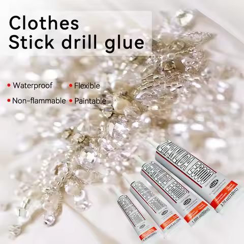 Zhanlida e6000 transparent Glue Super Multi-purpose Adhesive Self-leveling Formula for Jewelry Diamo