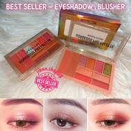 COD/ Anylady Gorgeous Pro Eyeshadow & Blusher Palette - Eyeshadow ala korea / Glitter / Orange - Eye