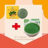 KRIM DAUN GELENGGANG UNTUK KURAP PANAU + SABUN