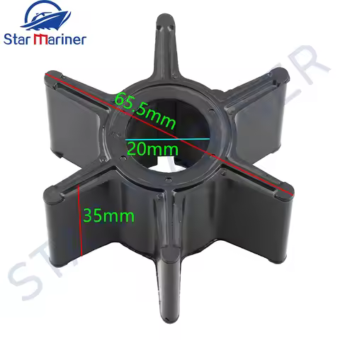 3B7-65021 Water Pump Impeller 3C7-65021-1 3B7-65021-2 18-8924 For Tohatsu Nissan 2 Stroke 60HP 70HP 