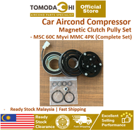 TOMODACHI Car Aircond Parts Magnetic Clutch Pully Ekon Compressor Perodua Myvi MSC60C MMC 4PK Comple