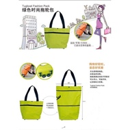 Shopping Bag With Folded Wheels 2 in 1 Extended bag Trolley Bag Foldable Shopping Bag Shopping Troll