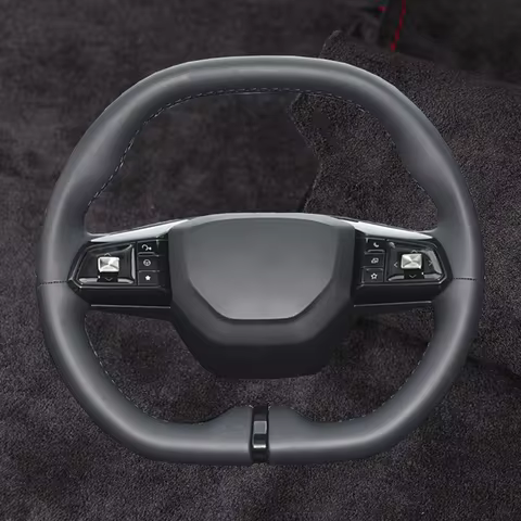 Customized Car Steering Wheel Cover For MG4 2022 2023 MG MULAN DIY Suede Auto Accessories Steering W