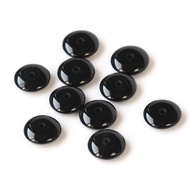 Natural Black Agate Spacer Spacer Beads with Beads Bracelet Jewelry Accessories DIY Loose Beads Bead