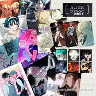 ALIEN STAGE Fan Merch Bundle - Art Print / Photocards / Stickers - ALNST [UNOFFICIAL/FANMADE]