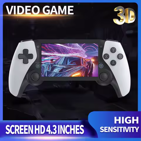 M25 Handheld Game Player Portable Retro Gaming Console 4.3” Screen for PSX PSP N64 DS