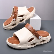 MajuWear Slippers Men Utune Slippers Wedges Slippers Cute Slippers Outdoor Bread Slippers MajuWear S