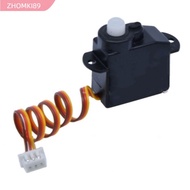 ZHOMKI89 2.2G Servo, Plastic Gears Indoor Flight 2g Digital Servo, Universal Mini 180 Degree Rotatio
