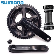 Shimano 105 FC-R7100 Road Bike 2x12 Speed Crankset Hollowthch II 52-36T 170mm SM-BBR60 Bottom Bracke