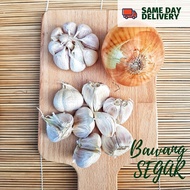 Save! Various 250 Grams Of Whole White Garlic / Clean Ating / Bombay - Bumbu Value