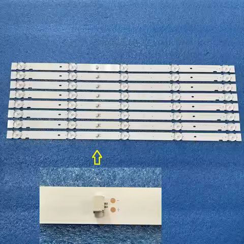 8pcs/set LED backlight strip 5LED For SONY KDL-50W665F KDL-50W660F KDL-50WF663 KDL-50W660G LM41-0054