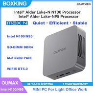 OUMAX Intel Alder Lake N100/N95 Office MINI PC