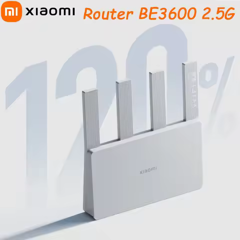Xiaomi Router BE3600 2.5G WiFi 7 2.4/5GHz MLO Dual Band 160Mhz 3570Mbps Mesh Networking Acceleration