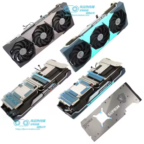 Custom GPU Backplate for MSI RTX 3080 3080Ti 3090 3090 Ti SUPRIM X, Assassin's Creed Style VGA Cooli