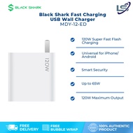 Black Shark 120W Fast Charging USB Wall Charger Adapter MDY-12-ED | 120W Super Fast Flash Charging