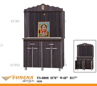 EUREKA 4ft Tall Indian Altar Cabinet (Deliver & Installation Within Klang Valley)