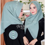 Bella sequin rectangular hijab/bella sequin veil