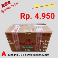 Kardus Bekas - Dus - Box - Besar - Packing Pindahan - A. 39/28/24,5cm