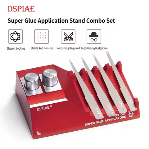 DSPIAE AT-GA Super Glue Application Stand Combo Set Military Model Making Tool Retrofit Collage Gund