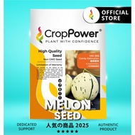 (100 SEEDS) Biji Benih Melon Candy Dalmation 糖果蜜斑 HD555 CROP POWER Melon seeds 蜜瓜种子 HD 555