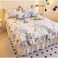 Adrian’s Stok tersedia Cadar 4-in-1 Set Cadar Ropol KING/QUEEN 16inci tinggi