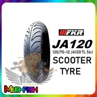 FKR JA120 120/70-12 , 130/70-12 TAYAR SCOOTER TYRES ( TUBELESS )
