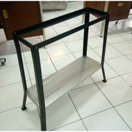 Meja Besi Rak Kompor Panggangan Butterfly Dua Tungku BBQ P002