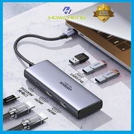 UGREEN 6 in 1 USB C Hub Gigabit Ethernet Adapter with 4K HDTV, 100W PD Charging（CM498-15769/CM512-15