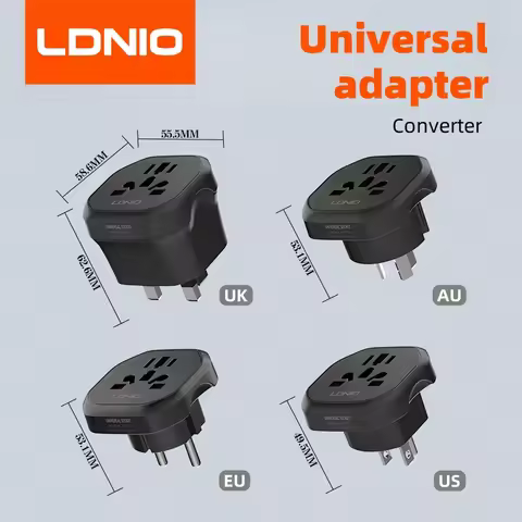 LDNIO Universal Travel Multi Adapter US UK AU CN KR EU Plug Converter To Universal Wall Socket Home 