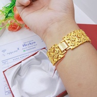 HeyKyo - Gelang Lapis Emas Muda Dubai Berat 30 gram Fashion Sosialita Mewah Seperti Emas  24 K