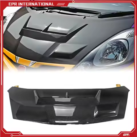 For Honda Fit Jazz GE6 GE7 GE8 GE9 | JS Style Performance Vented Hood | Aftermarket Replacement