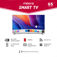 MEGRA 65 Inch Bezel-Less Smart TV 4K UHD Netflix Certified LED TV WiFi 65" Television (PRO series) 6