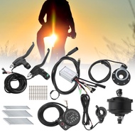 calinodesign 48V 250W Hub Motor Electric Bike Conversion Kit with KT‑900S Meter for 700C 12G WheelFr