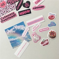 Ins Stiker Motif Kucing / Kelinci Lucu Untuk Dekorasi Diary / Foto
