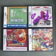 NDS game Mario麻雀, Mario basketball, Mario party 日版