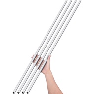 Tiub Aluminium, Tiub Bulat Aluminium 6063, 3/8" OD x 0.04" Ketebalan Dinding x 36" Panjang Tiub Luru
