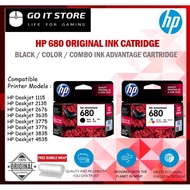 [100% ORIGINAL] HP 680 Original Ink Cartridge - Black / Tri-Color / Combo Set